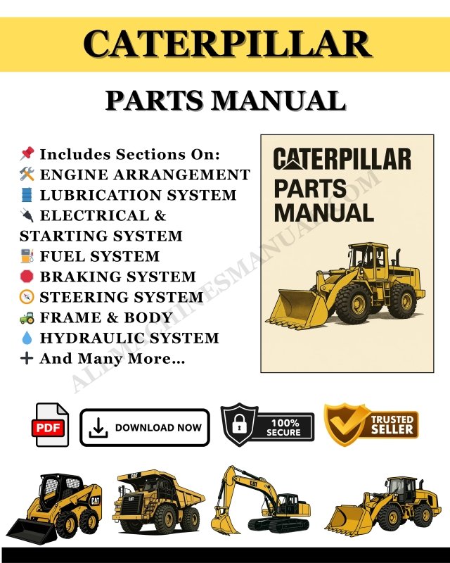 Caterpillar D4D Track-type Tractor Parts Manual 84J