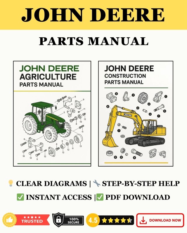 John Deere 80 Excavator Operator Manual (OMT185687)