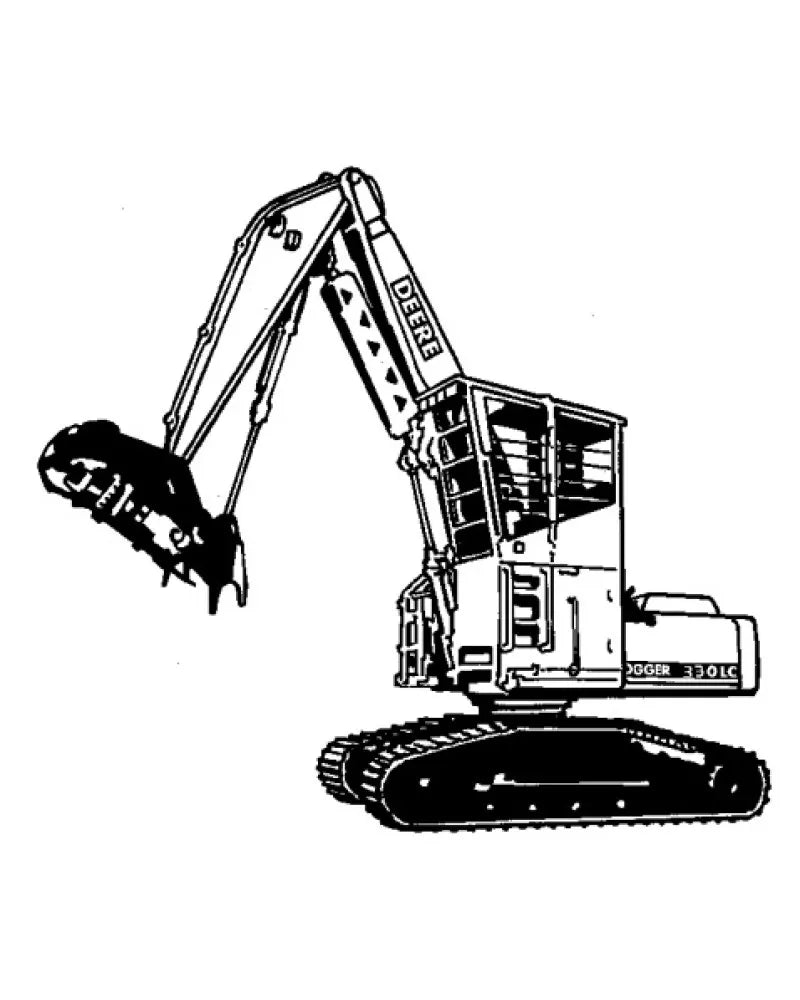 Operation and Test Manual - John Deere 200LC, 330LC and 370 Excavator Logger Supplement (TM1827)
