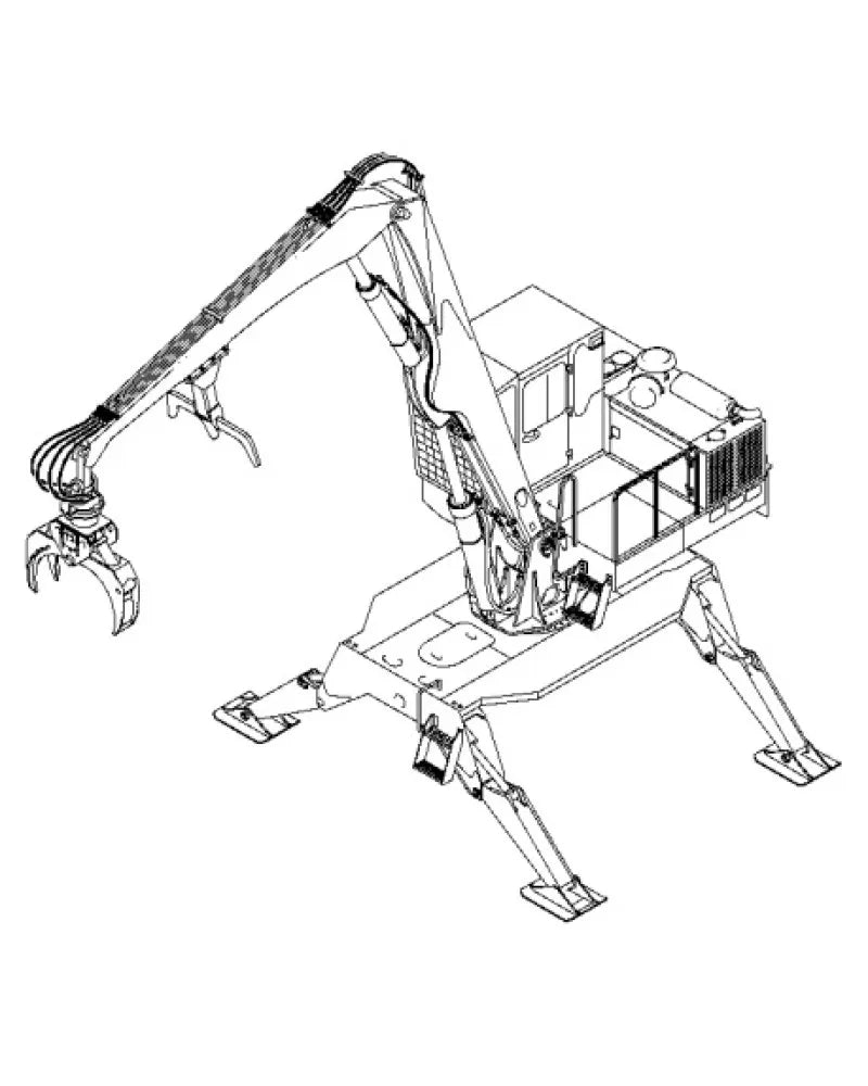 John Deere 335C Knuckleboom Trailer Mount Log Loader Service Repair Manual (TM2293)