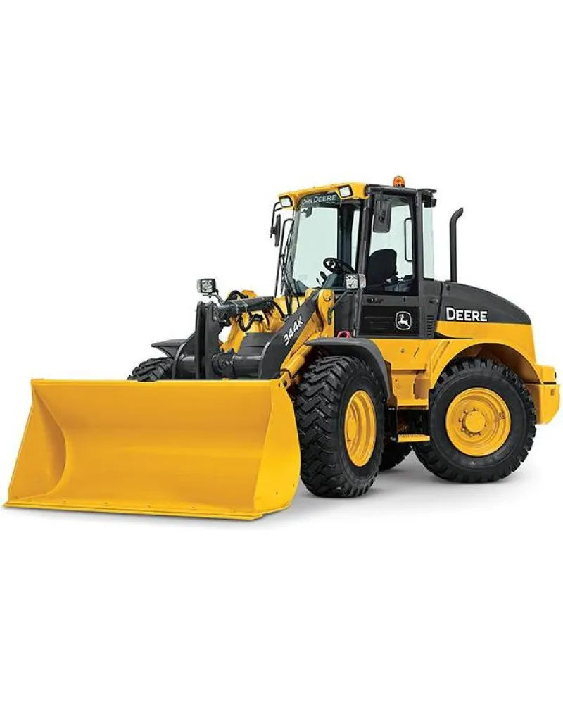 John Deere 344K (SN. from B030077) Compact 4WD Loader with iT4 Engine Operation and Test Manual (TM12927)