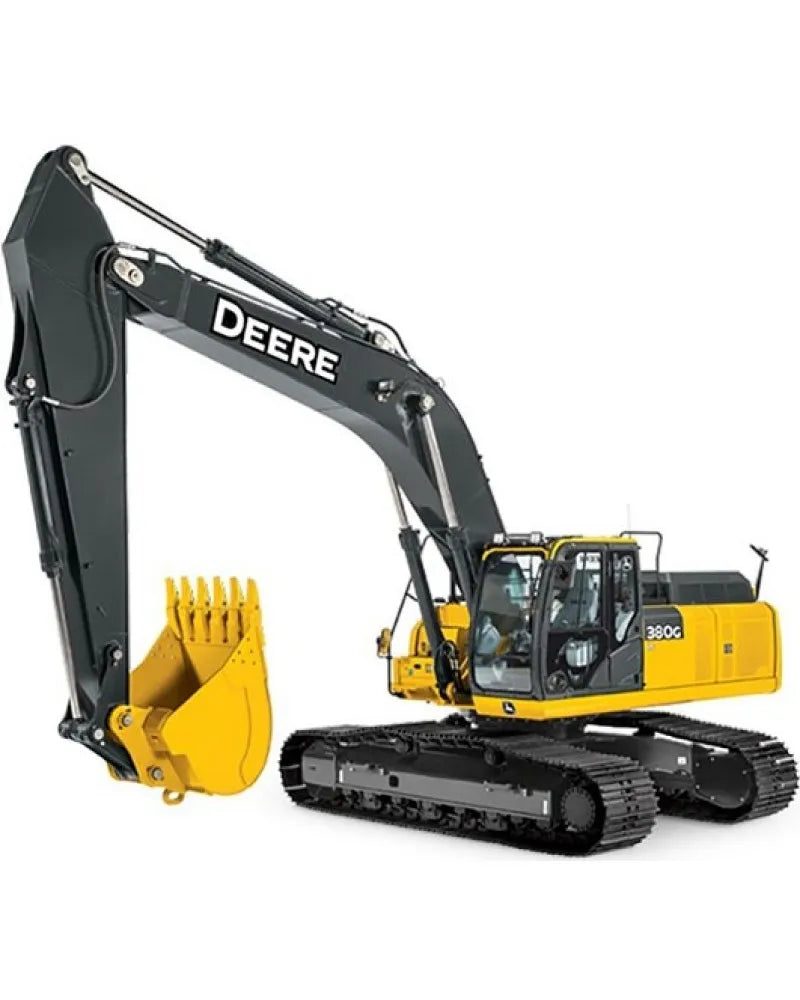 John Deere 380GLC (SN. from F900006) Crawler Excavators Operation and Test Manual (TM13204X19)