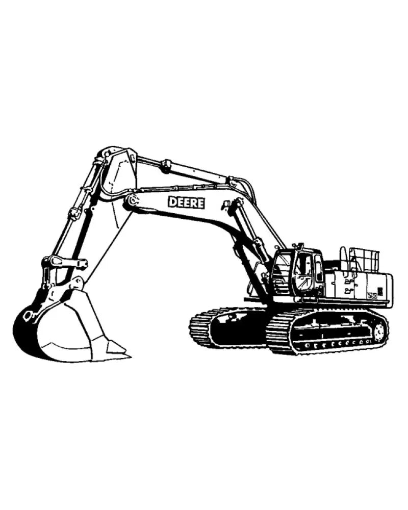 John Deere 750 Crawler Excavators (Metric) Service Repair Manual (TM1810)