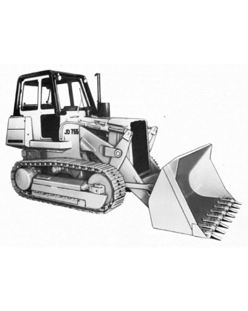 John Deere 755 and JD755 Crawler Loader Service Technical Manual (TM1137)