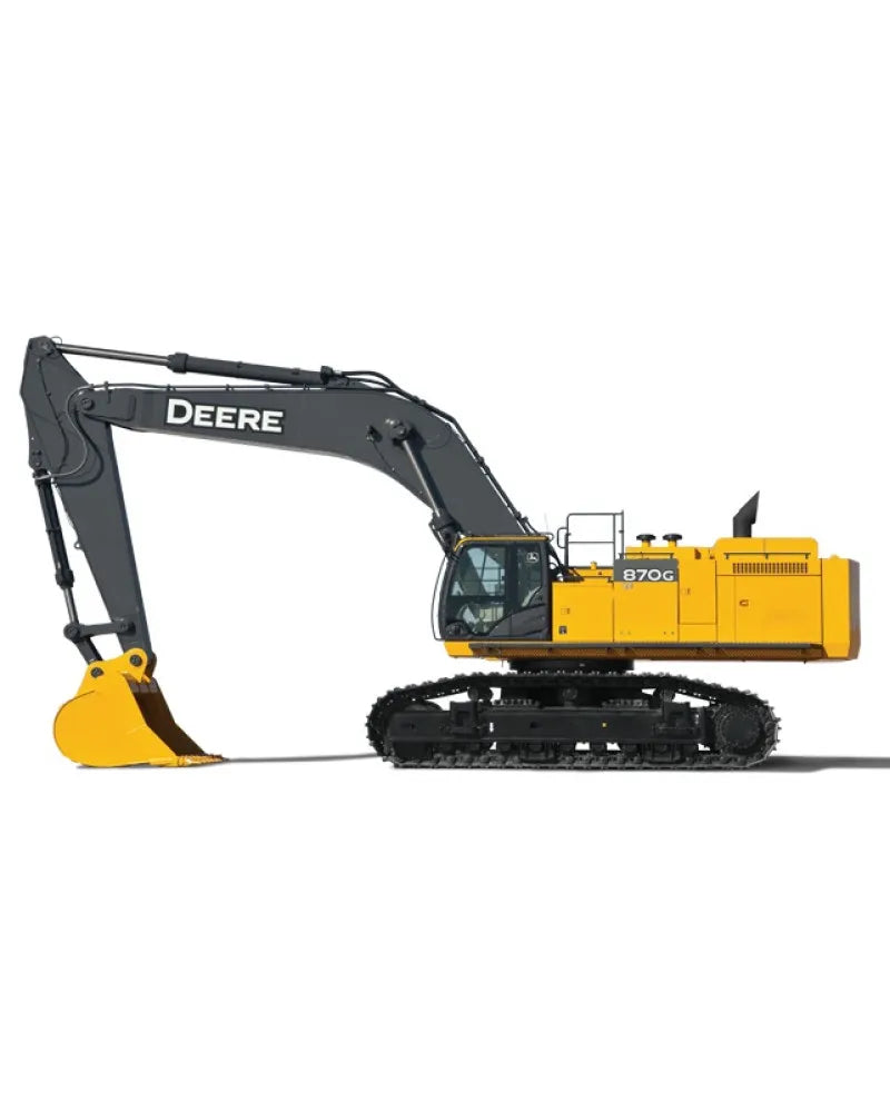 John Deere 870GLC (SN. from E870001) Crawler Excavators Service Repair Manual (TM12182)