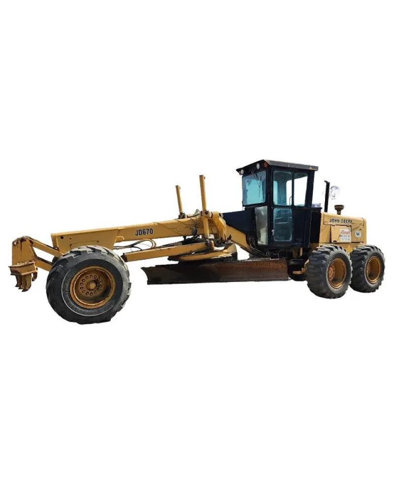 John Deere JD670 Motor Grader Service Technical Manual (TM1134)