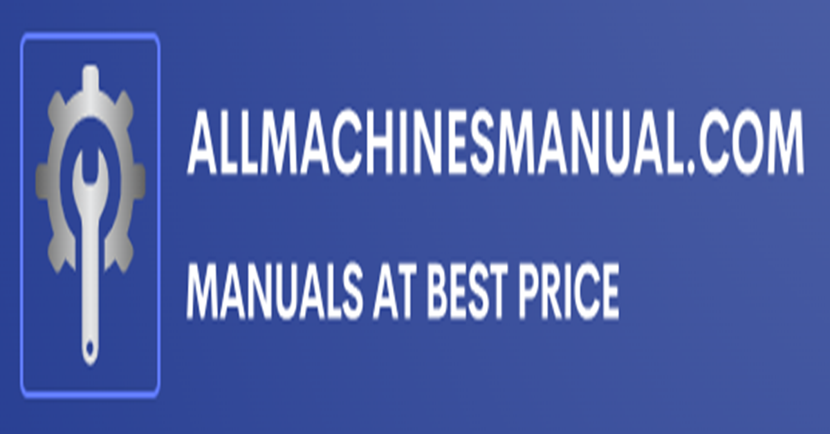 All Machines Manual | Manuals At Best Price