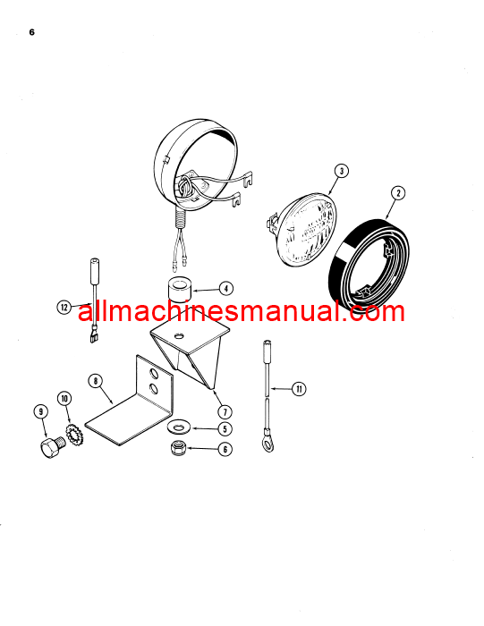 Download Case IH 1190, 1290, 1490, 1690 Tractor Parts Manual 8-1370