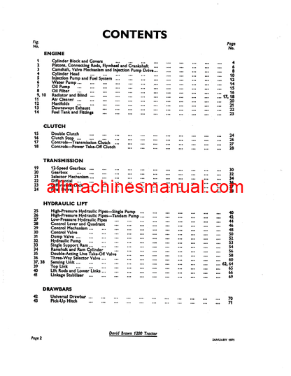 Download Case IH 1200 Tractor Parts Manual TP639