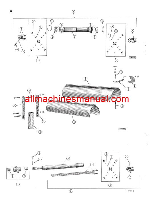 Download Case IH 125 Power Take-Off Tractor Parts Manual B739