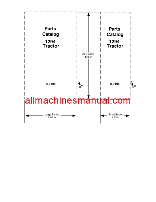 Download Case IH 1294 Tractor Parts Manual 8-2194