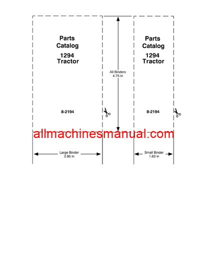 Download Case IH 1294 Tractor Parts Manual 8-2194