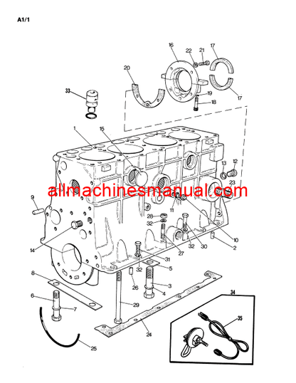 Download Case IH 1490 Tractor Parts Manual 8-1660