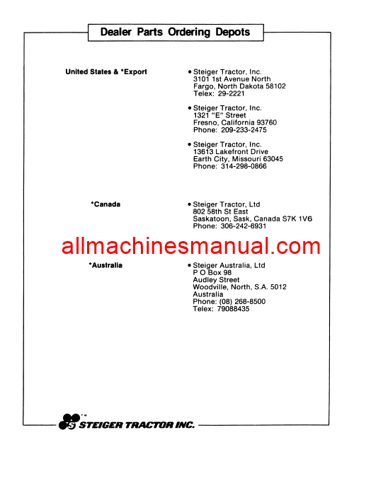 Case IH 2200 Digger DisK Tractor Pdf Parts Manual 37-113R2