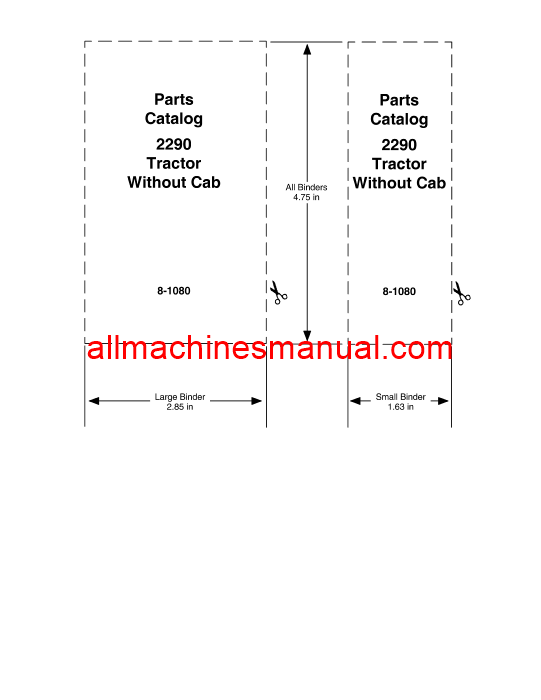 Case IH 2290 Tractor Pdf Parts Manual 8-1080