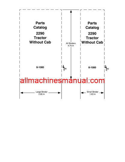 Case IH 2290 Tractor Pdf Parts Manual 8-1080