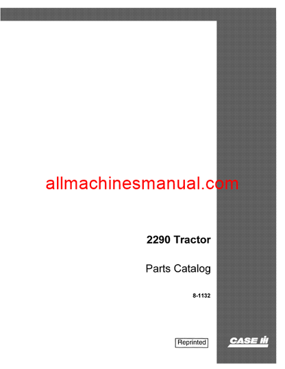 Case IH 2290 Tractor Pdf Parts Manual 8-1132