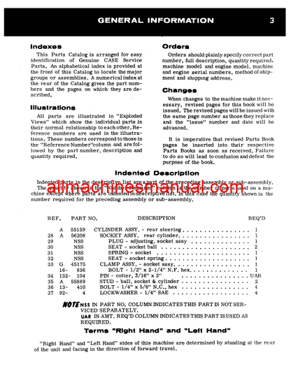 Case IH 2470 Tractor Pdf Parts Manual C1213