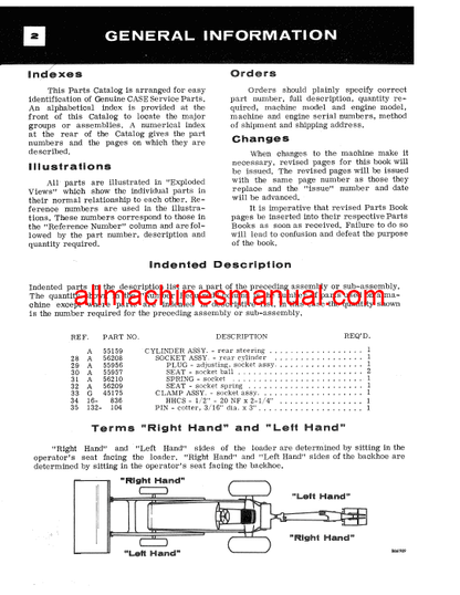 Download Case IH 26 Loader Tractor Parts Manual B1124
