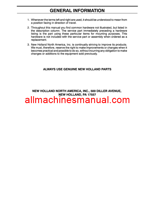 Download Case IH 340A, 340B, 445A, 450, 540, 545 Tractor Parts Manual 87036356