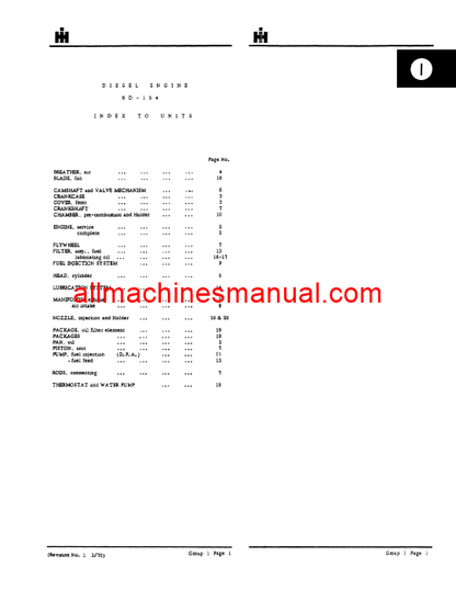 Download Case IH 434 Tractor Parts Manual BT-12E