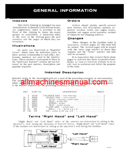 Download Case IH 450 Crawler Tractor Parts Manual B930