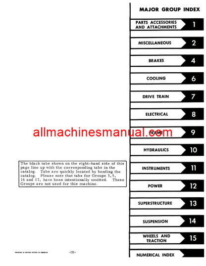 Download Case IH 664 Tractor Parts Manual TC-161