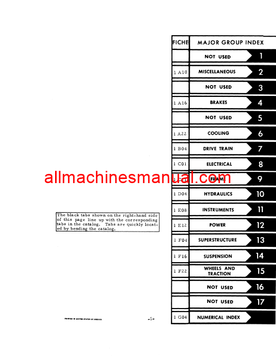 Download Case IH 674 Tractor Parts Manual TC-163