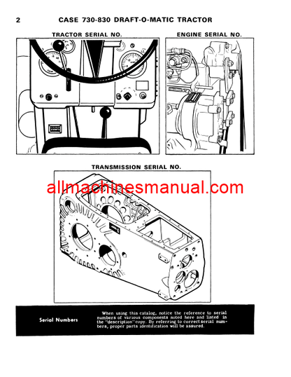 Download Case IH 730, 830 Comfort King Tractor Parts Manual C928