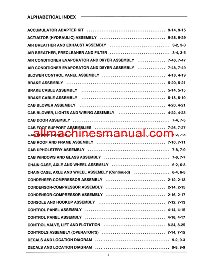 Case IH 8840 Windrower Tractor Pdf Parts Manual 8-4734