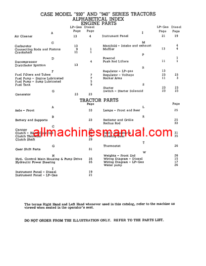 Download Case IH 930, 940 Tractor Parts Manual 678