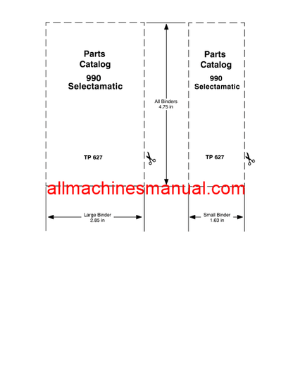 Download Case IH 990 Selectamatic Tractor Parts Manual TP627