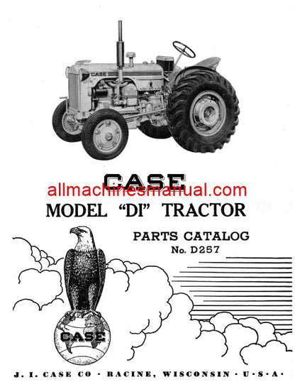 Case IH DI Tractor Pdf Parts Manual D257