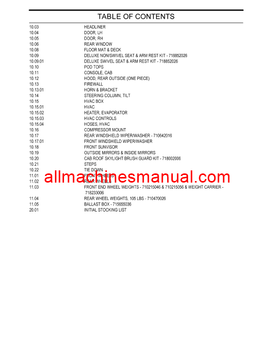 Case IH Farmall 40, 45, 50 Tractor Pdf Parts Manual 87702253