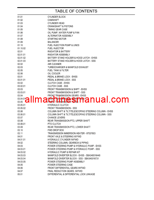 Case IH Farmall 55, 60 With Rops Tractor Pdf Parts Manual 87755278