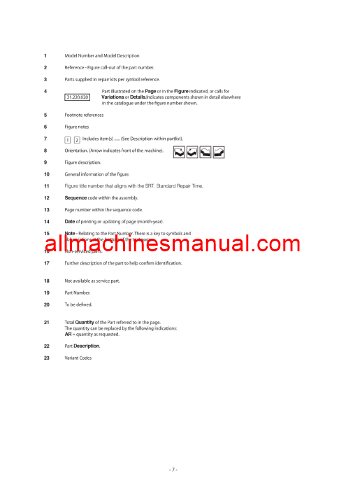 Case IH Farmall 65C Tier 4A Tractor Pdf Parts Manual 696070202PC