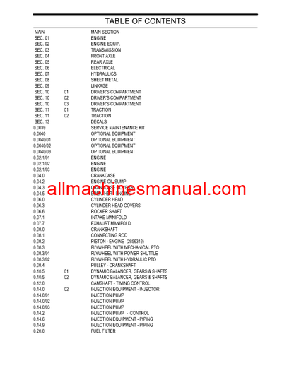 Case IH Farmall 85U, Farmall 95U, Farmall 105U Tractor Pdf Parts Manual 84158799