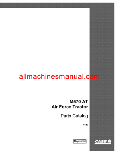 Download Case IH M570 AT Airforce Tractor Parts Manual 1147