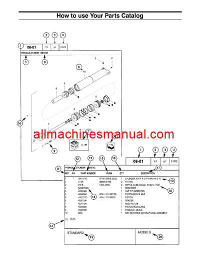 Download Case IH MX210, MX230, MX255, MX285 Tractor Parts Manual 7-8621