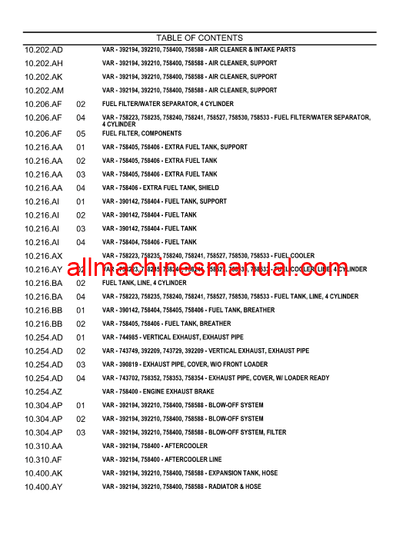 Download Case IH Maxxum 115 CVT Tier 4B Tractor Parts Manual 696049360