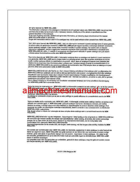 Download Case IH Maxxum 125 Multicontroller Tier 4B Tractor Parts Manual 696049271