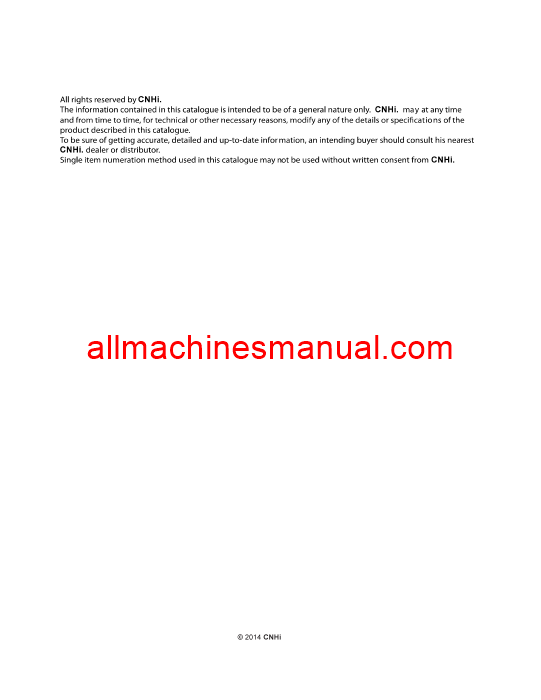 Download Case IH Maxxum 135 Multicontroller Tier 4B Tractor Parts Manual 696049272