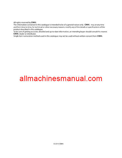 Download Case IH Maxxum 135 Multicontroller Tier 4B Tractor Parts Manual 696049272