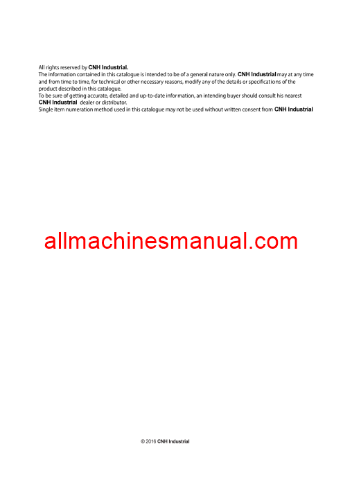 Download Case IH Maxxum 140 EP Efficient Power Multicontroller Tier 4 Tractor Parts Manual 696039530PC