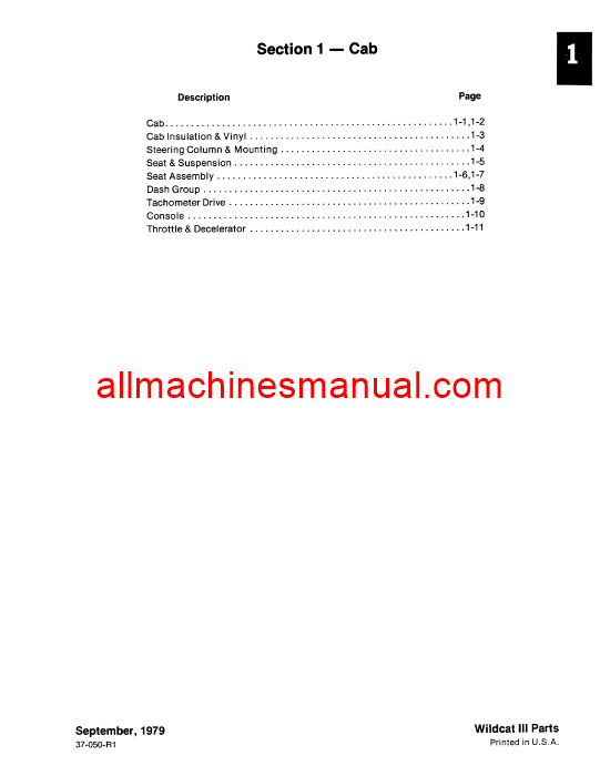 Download Case IH Steiger Wildcat III Tractor Parts Manual 37-050R1