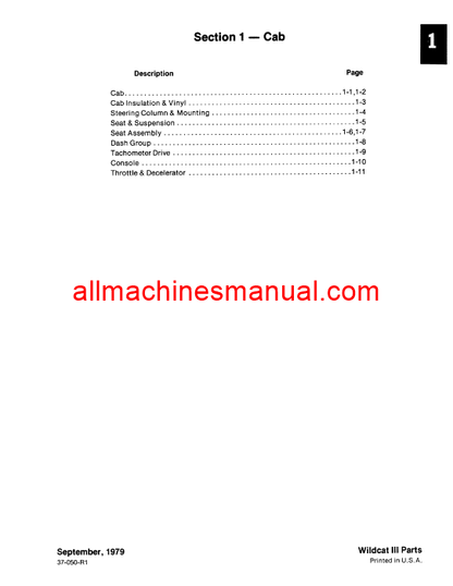 Download Case IH Steiger Wildcat III Tractor Parts Manual 37-050R1