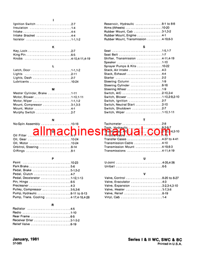 Download Case IH Steiger Wildcat Super Wildcat Bearcat I & II Tractor Parts Manual 37-085