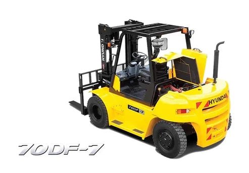 Hyundai 50 6070df-7 Forklift Diesel Parts Manual