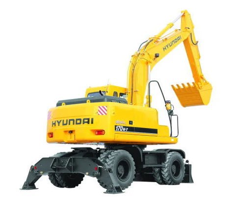 Hyundai R140w-7a Wheel Excavator Pdf Parts Manual