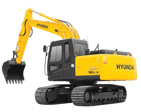 Hyundai R160lc-7a Crawler Excavator Pdf Parts Manual